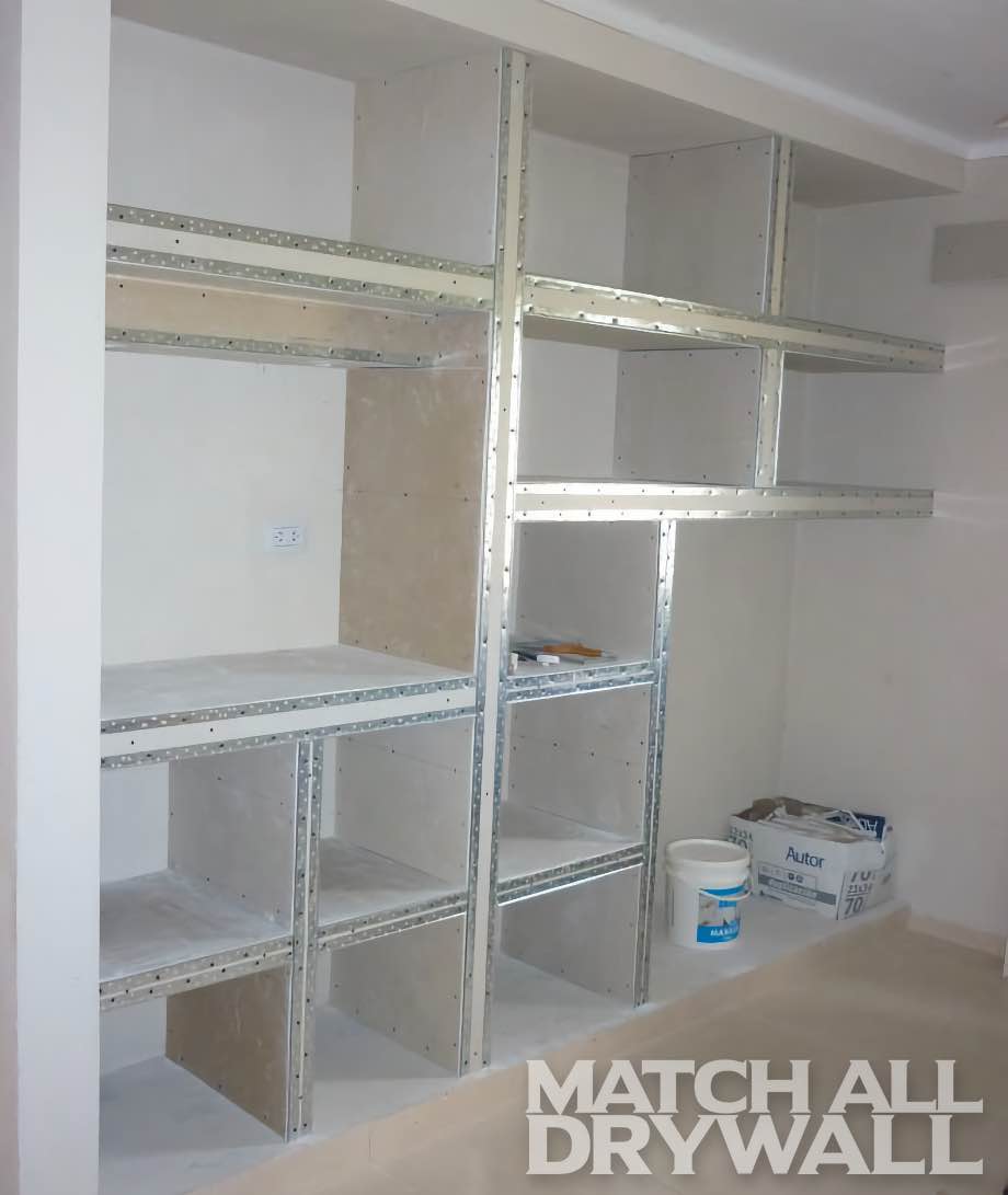 Match All Drywall Shelves